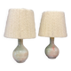 Paire de lampe céramique 1960