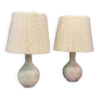Pair of ceramic lamps 1960