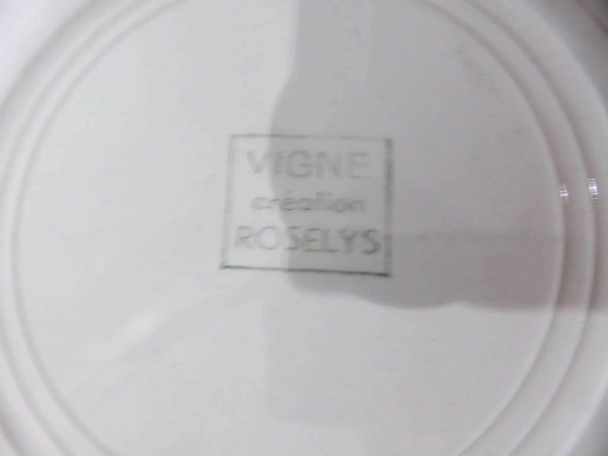 4 deep plates Roselys model Vigne 211248