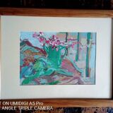 Pascale Rigat-Esselin (1952) - Gouache - 18 x 26 cm - signed, dated