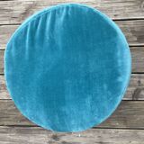 Vintage rattan pouf from the 60s