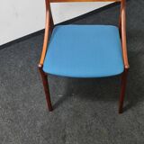 A set of 6 Vintage Danish design dining chairs by Vestervig Eriksen