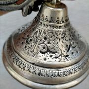Two-arm metal candlestick