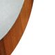 Vintage Round teak wall mirror 1970s wall mirror