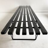 Vintage Slatted 'Interplan' Bench / Table by Robin Day for Hille, c.1950