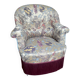 Fauteuil crapaud restauré Nobilis