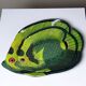 Pair of vintage German tropical fish lacquered catchalls.