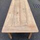 Table de ferme rénovée en chêne massif du 18ème avec tiroir 220cm