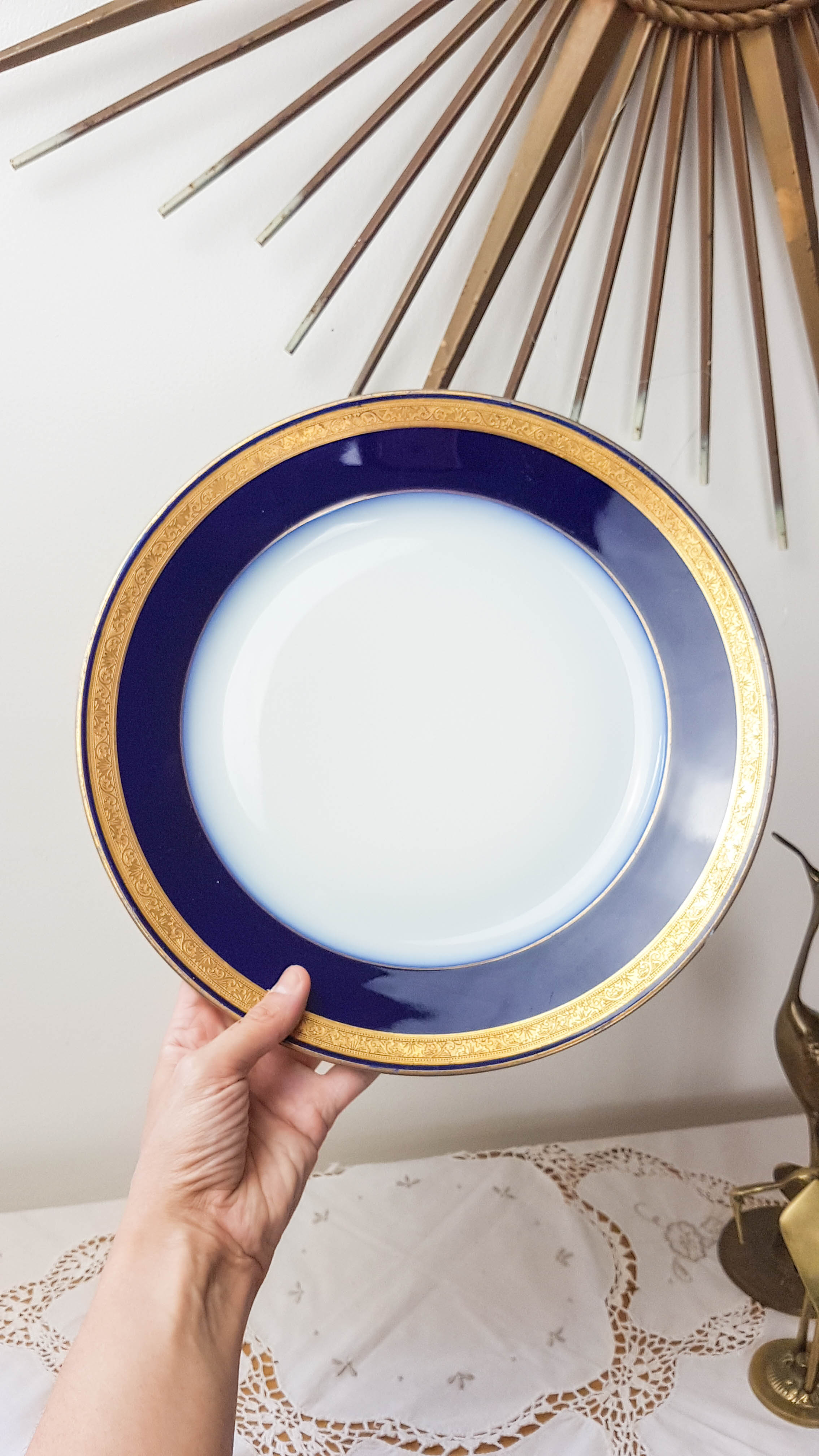 Big round dish raynaud - c limoges