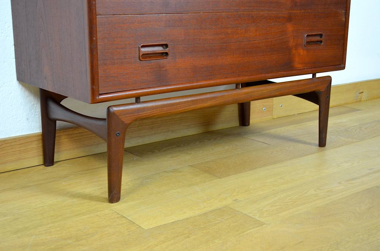 Danish Teak Secretary By Arne Hovmand-Olsen Mogens Kold Edition 1960