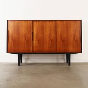 Teak highboard, Danish design, 1960s, production: Denmark