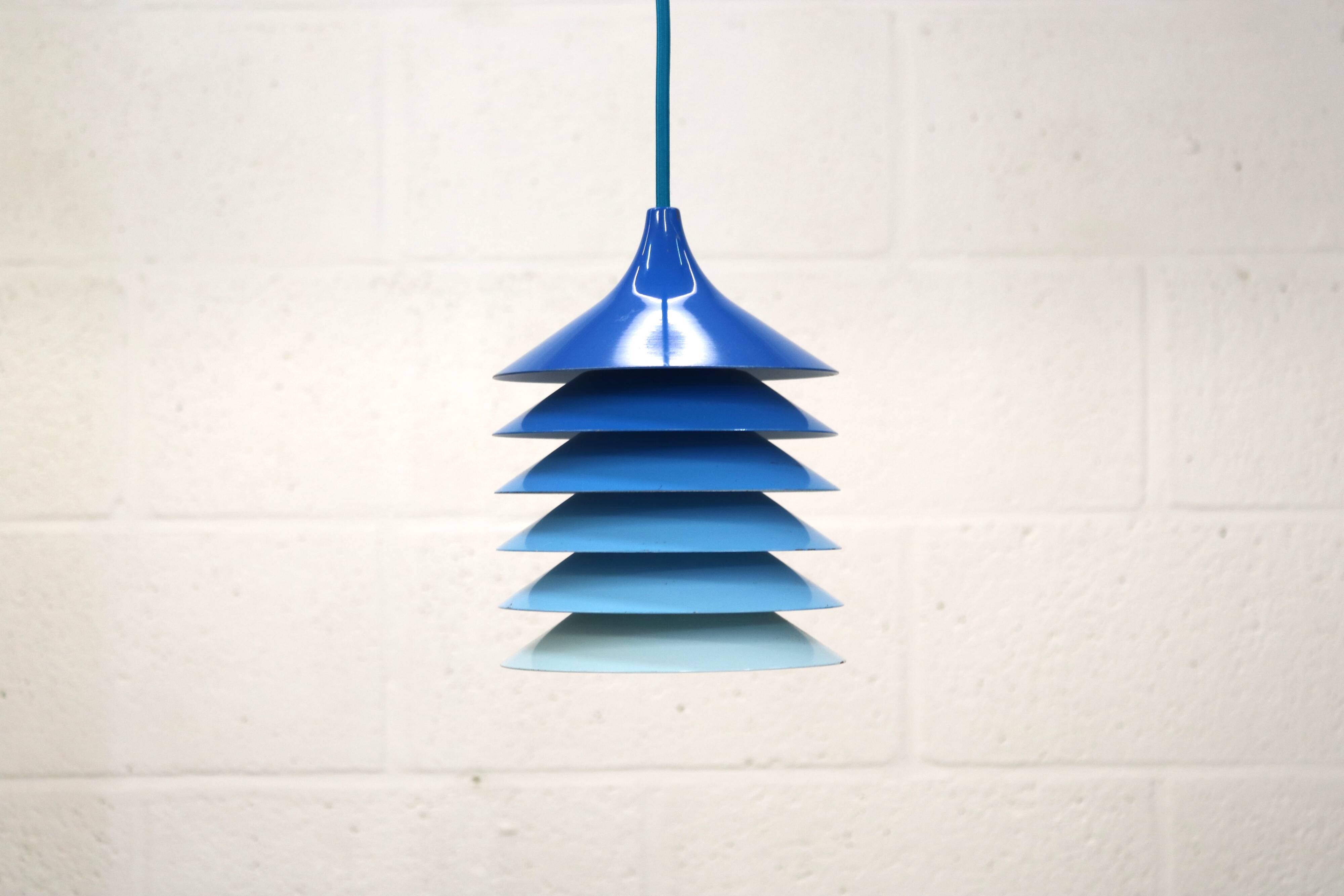 Vintage IKEA original blue lamp - Duett T202 - Bent Gantzel Boysen design