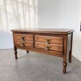 Guillerme and Chambron oak chest of drawers