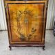 Chinese lacquered TV cabinet L 1m H 1.34m D 0.50m