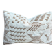 Handmade cushion cover in Berber wool: Moroccan Kilim cushion 60x40.