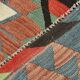 Tapis tribal géométrique vintage fait main 5x10, 160x317 cm