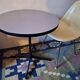 Table bistro / table d'appoint circulaire Eames Vitra Miller avec base contract, années 1960