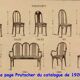 Set of 4 THONET chairs No. A 738 from 1920, caned - bistro -