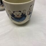 Set of 6 cups in Chinese sandstone