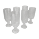 6 champagne glasses Made in Italy