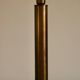 Tall Swedish brass bobbin lamps by Bergboms