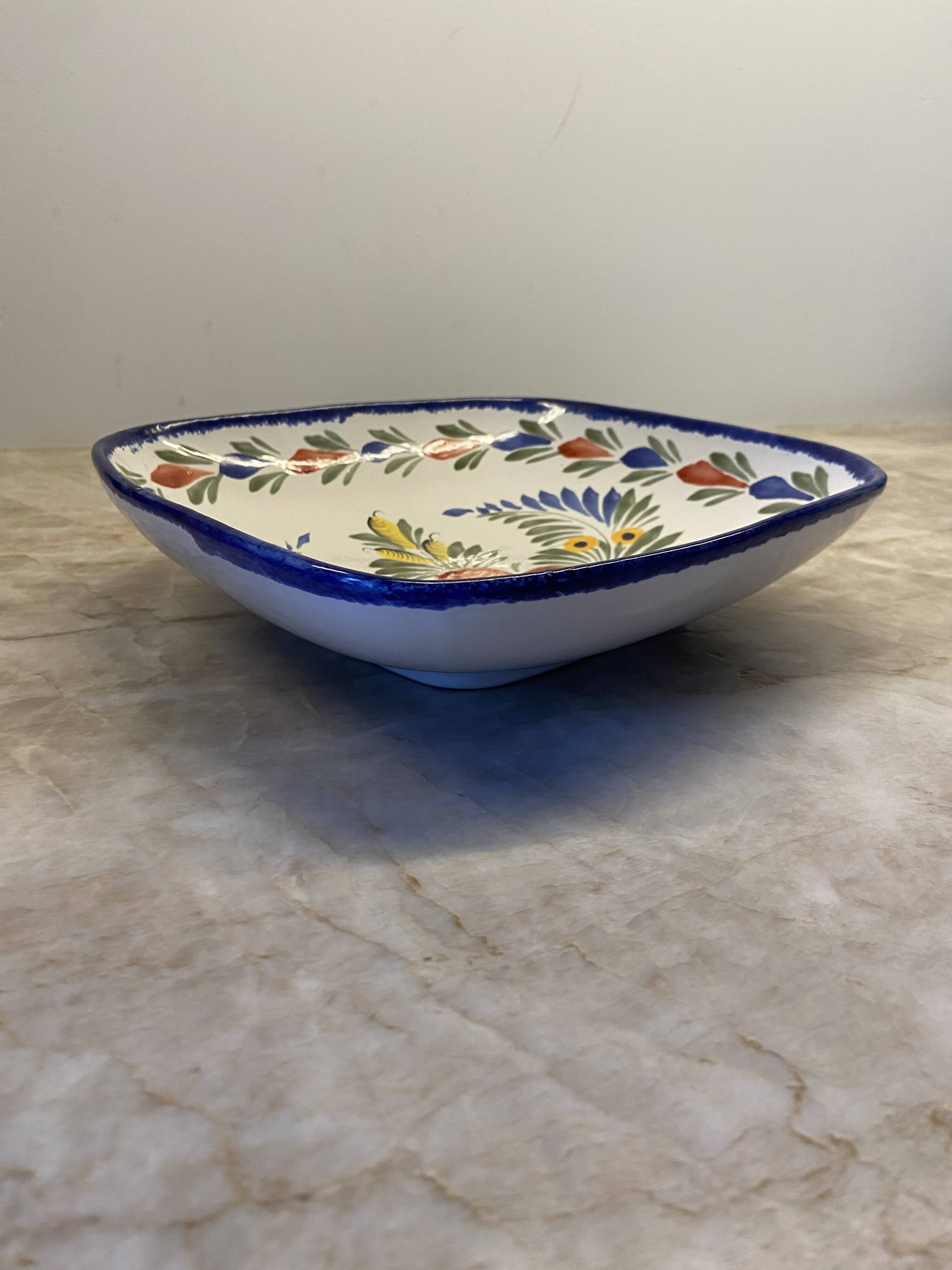 Henriot Quimper salad bowl