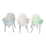 3 Sintesi designer armchairs, gogo model