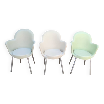 3 fauteuils design Sintesi modèle gogo