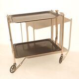 Foldable black foldable rolling service 50s