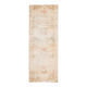 Vintage Turkish Hand-Knotted Wool Cotton Beige Runner Rug 111x305