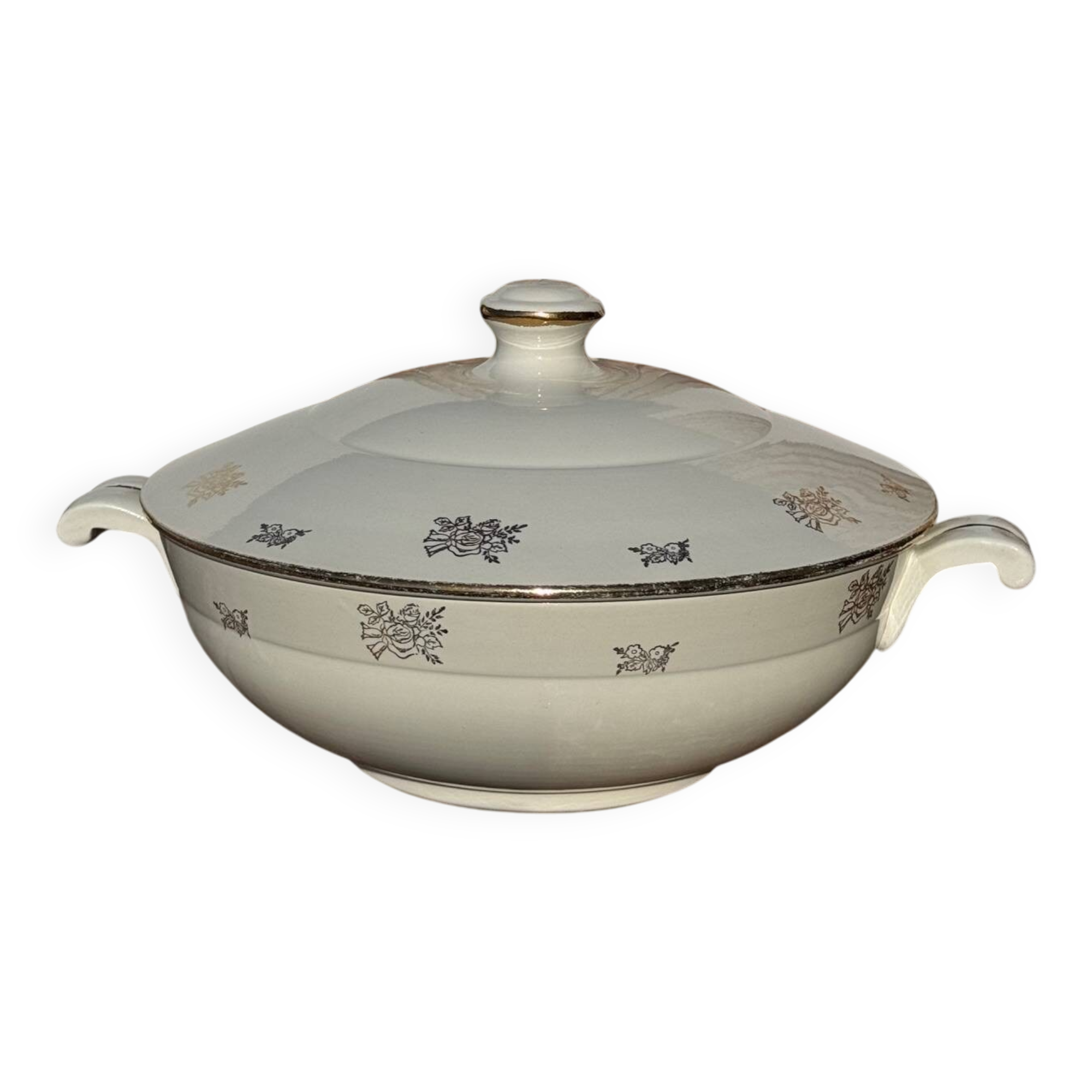 Soup tureen, vegetable dish Sarreguemines and Digoin