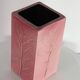 Vase Vallauris ceramic Leduc herbarium vintage pink 1960