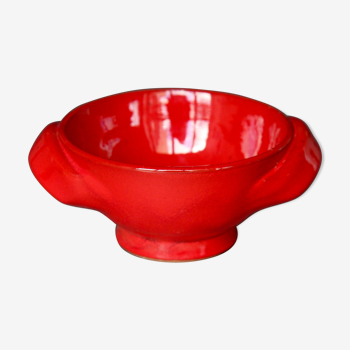 Robert Picault, red ceramic bowl