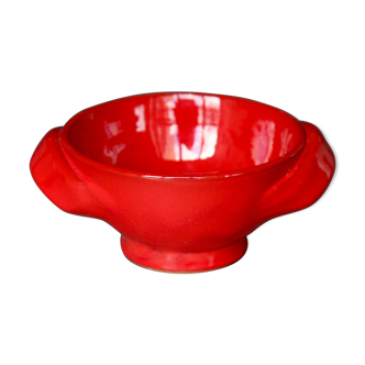 Robert Picault, bol en céramique rouge