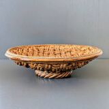Large woven ceramic basket Vallauris D31cm