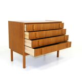 Scandinavian teak chest of drawers, Bodafors, Sweden, 1960