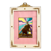 Old frame and photo