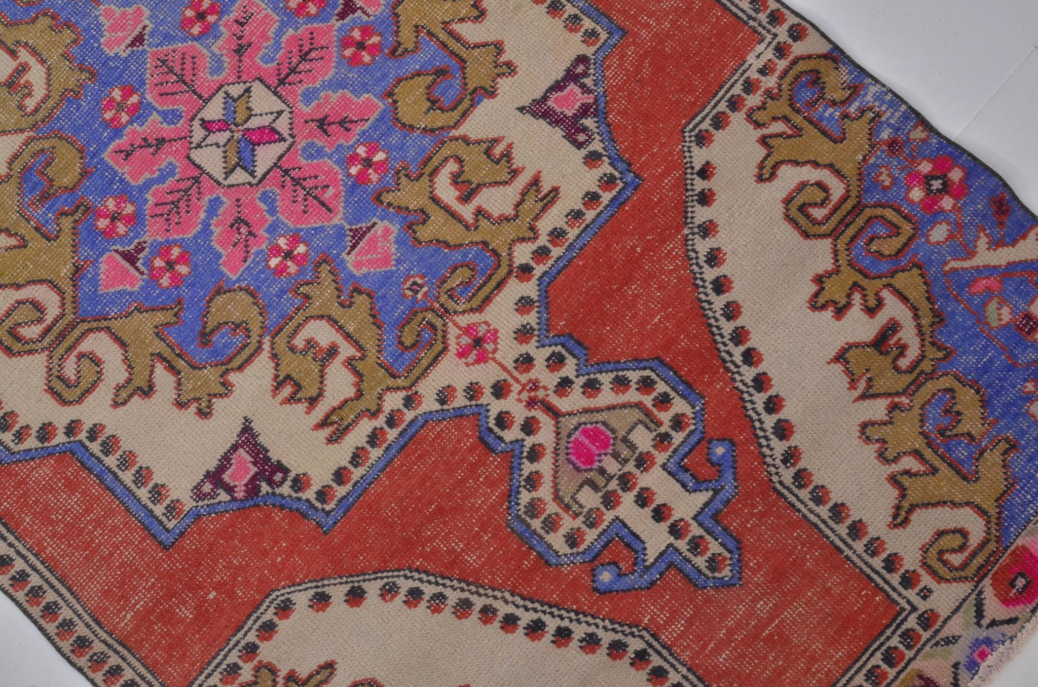 Oushak Handknotted Vintage Carpet sku2586