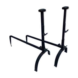 Old pair of vintage iron channels