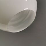 Small hanging lamp in opal glass, Danish and from the 1980s.
