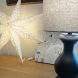 Vintage lamp wood 1980