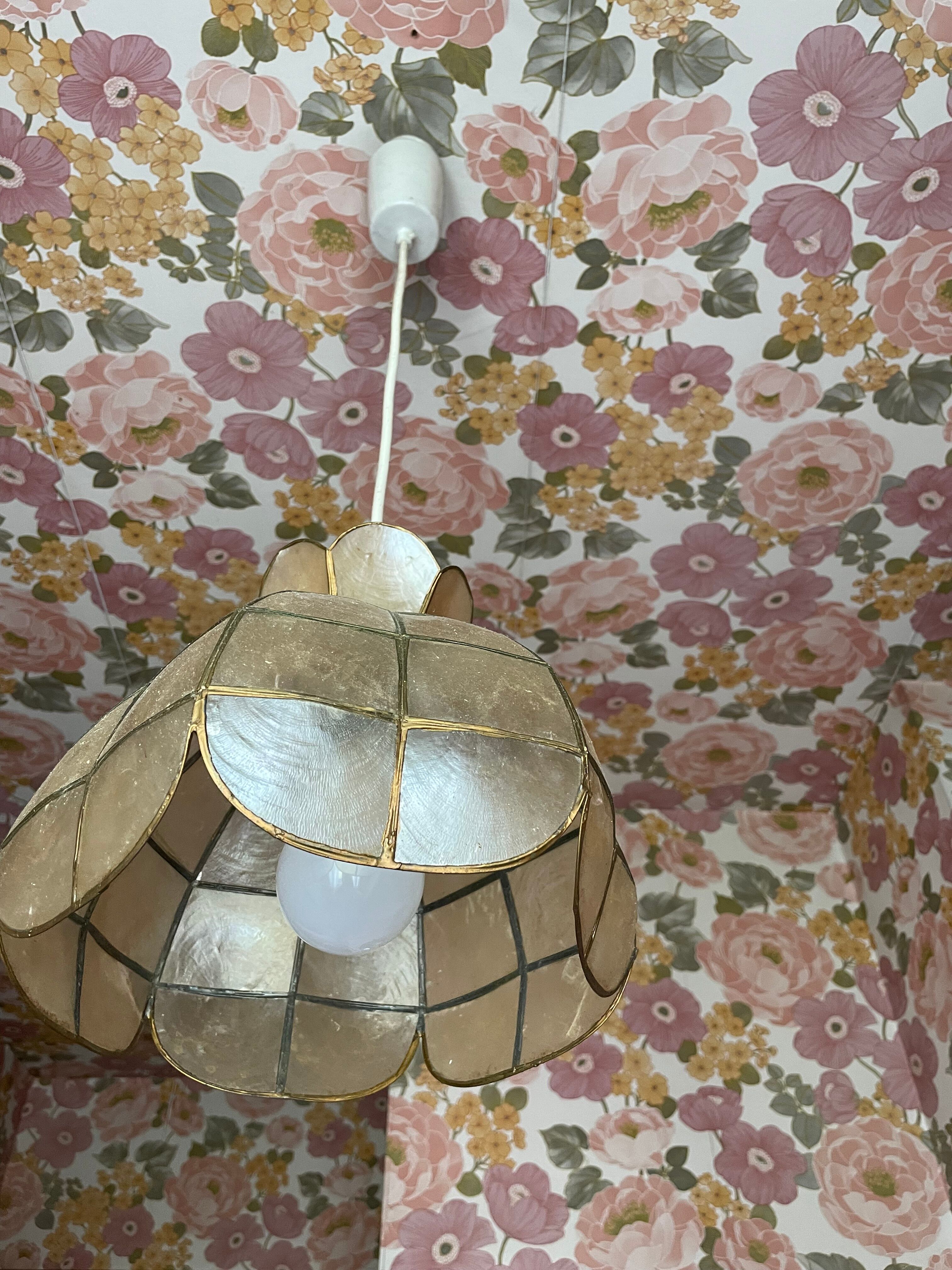 Suspension vintage en nacre