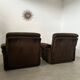 Set of 2 vintage Airborne French design armchairs from the 60s in velvet