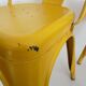 Pair of Tolix Chairs in yellow metal by Xavier Pauchard