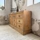 Pine craft cabinet with drawers