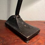 Workshop lamp in cast iron and enamelled cast iron bag