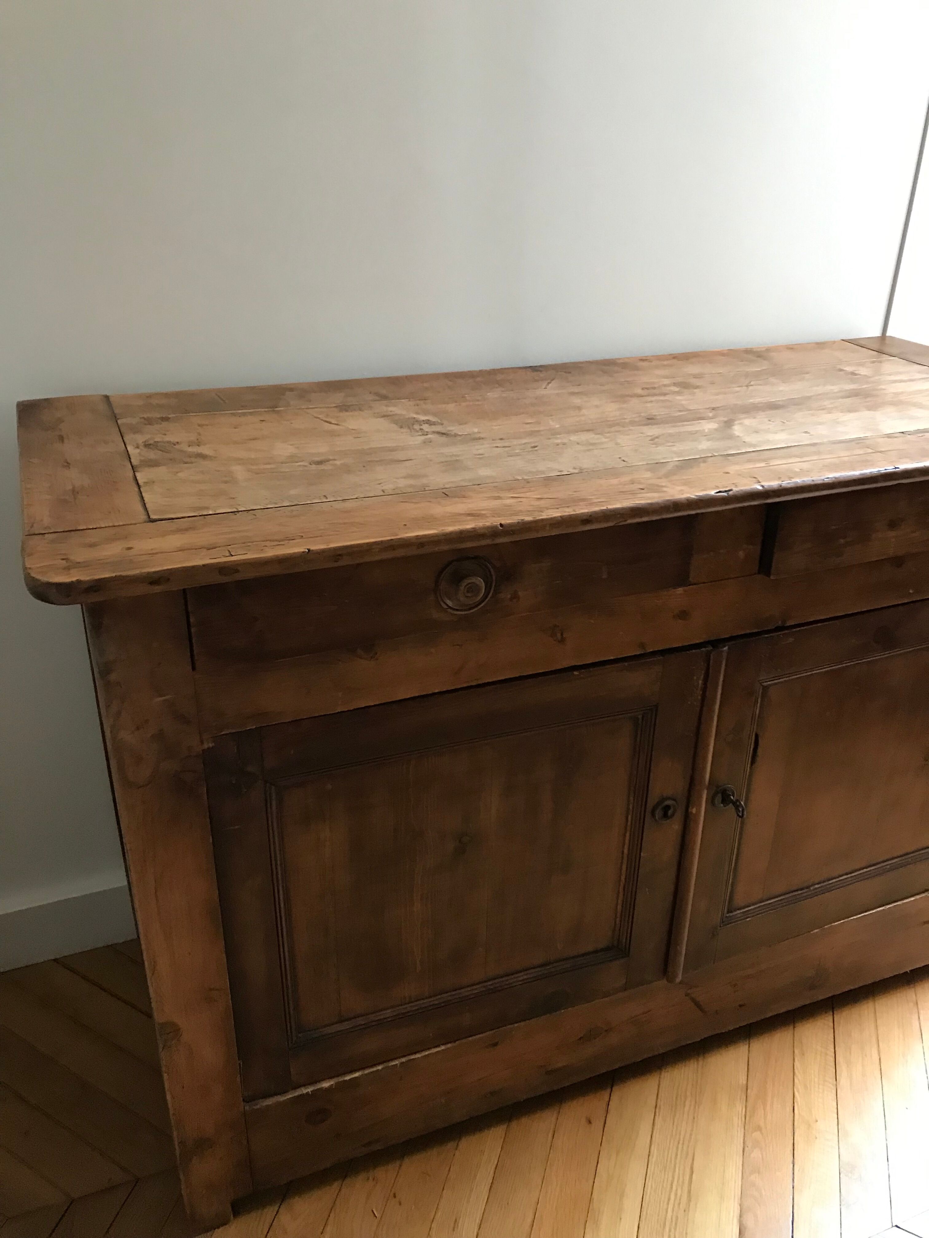 Old wooden buffet