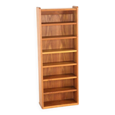 Compact open teak cabinet - danish design