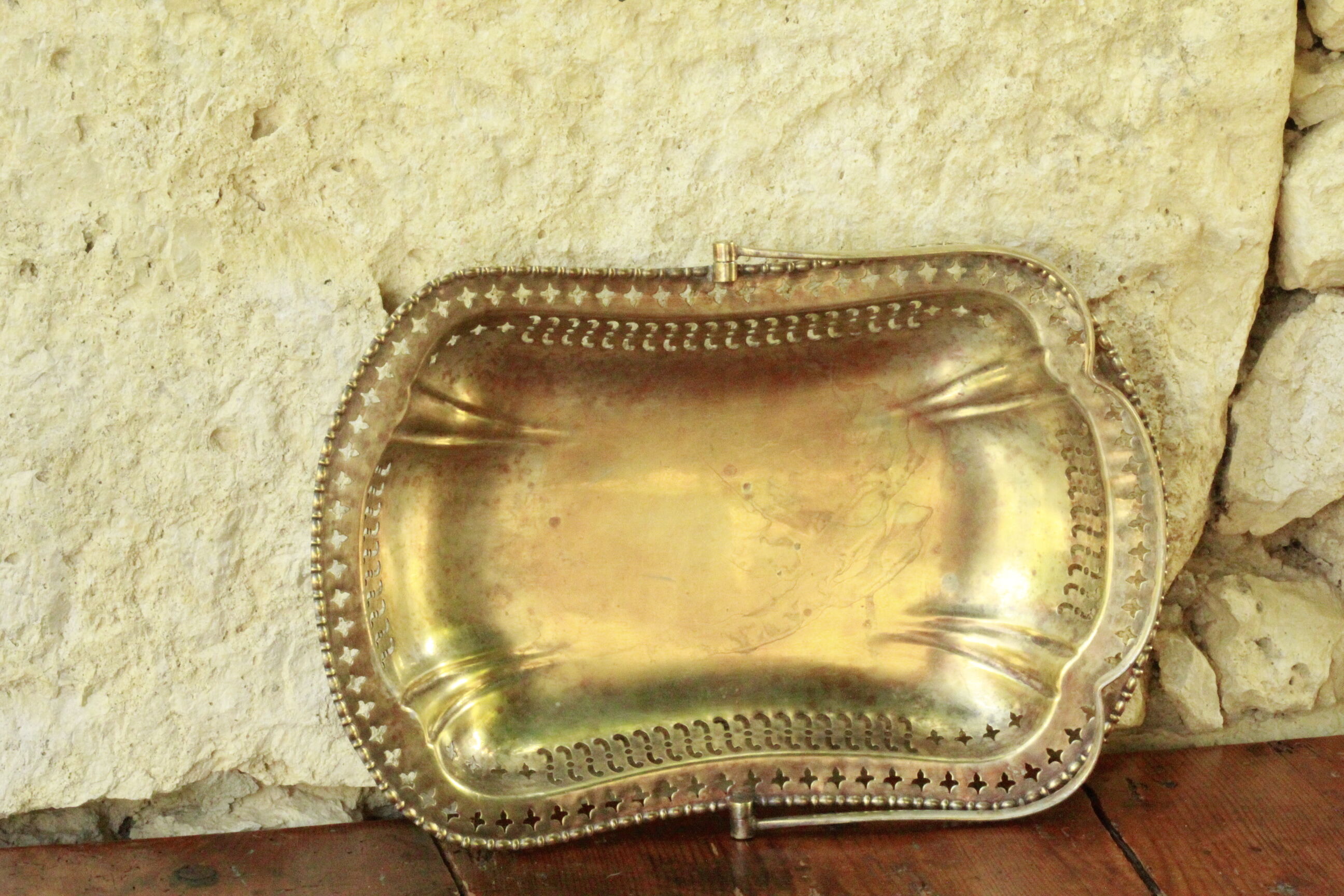 Ancienne corbeille en metal