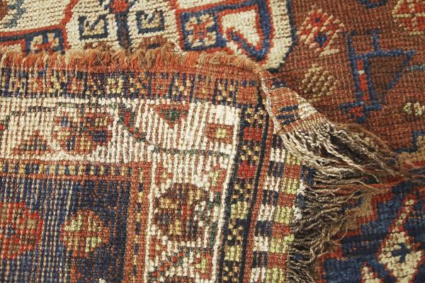 Ancient Persian carpet Shira from the 1880s, 80x120cm.